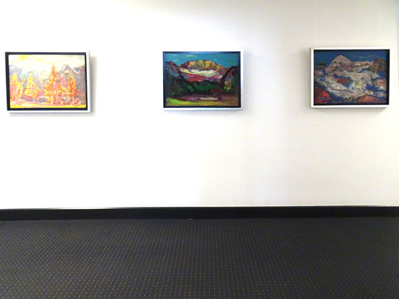 Blick in die Ausstellung Deutsche Wohnen SE - Gehag-Forum,16.12.2020-31.05.2021, Werke von Konrad Sommer 