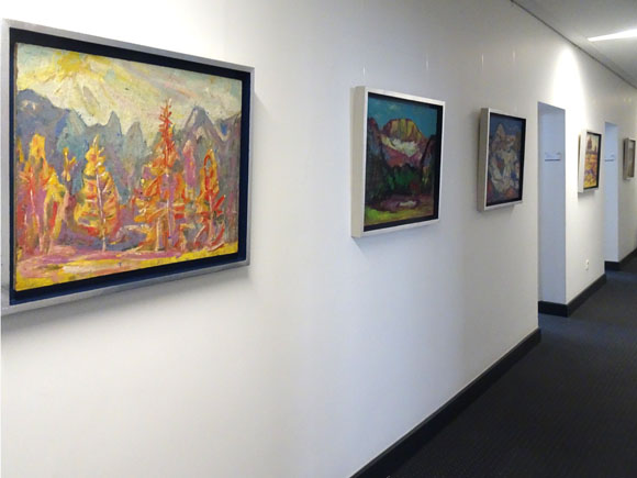  Blick in die Ausstellung Deutsche Wohnen SE - Gehag-Forum,16.12.2020-31.05.2021, Werke von Konrad Sommer