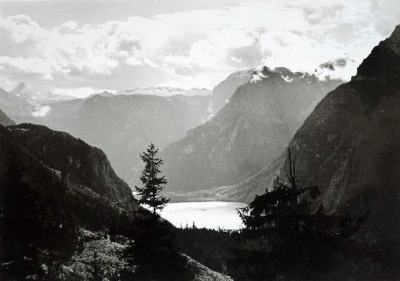 Konrad Sommer: Königsee, Schwarzweißfoto, um 1965