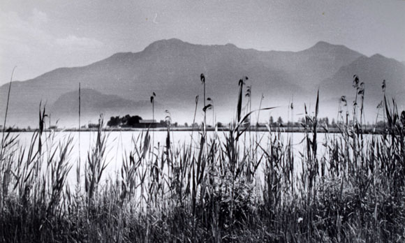 Konrad Sommer: Kochel, Schwarzweißfoto, 10.07.1984