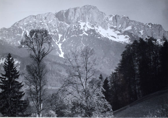 Konrad Sommer: Untersberg, Schwarzweißfoto, 1965