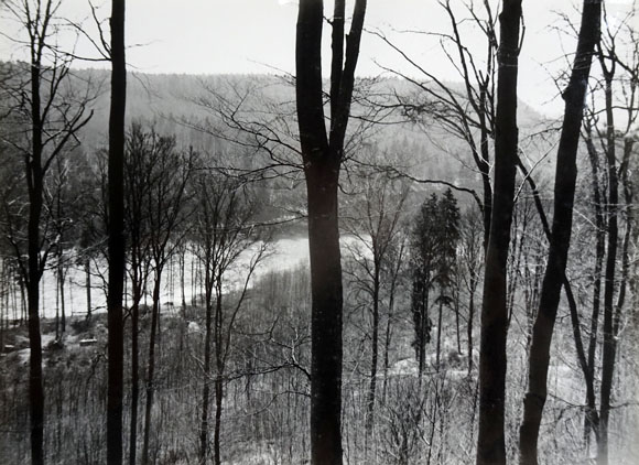 Konrad Sommer: Isar, Schwarzweißfoto, 1959
