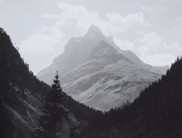 Konrad Sommer: Patteriol, Verwallgruppe, Tirol, Schwarzweißfoto, September 1971 