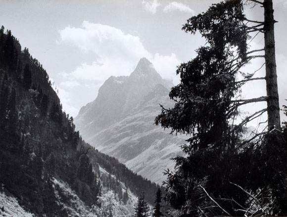 Konrad Sommer:Patteriol, Verwallgruppe, Tirol, Schwarzweißfoto, September 1971  