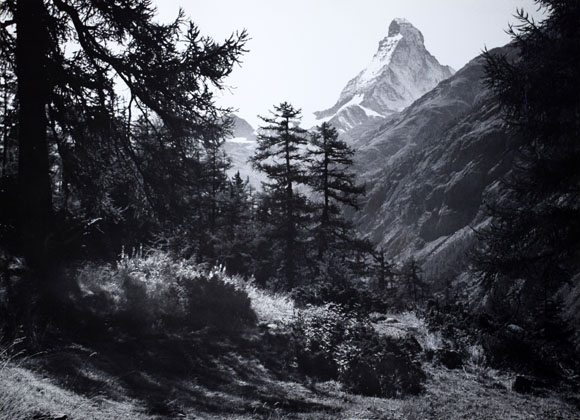 Konrad Sommer: Matterhorn, Schwarzweißfoto, 1.09.1964 