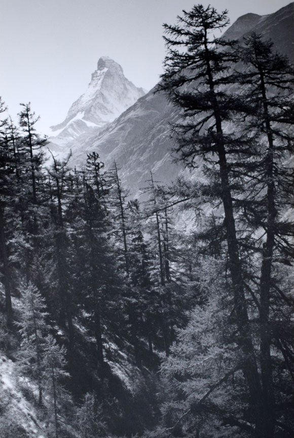 Konrad Sommer: Täschalp, Schwarzweißfoto, 1964 